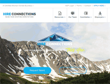 Tablet Screenshot of hireconnections.com